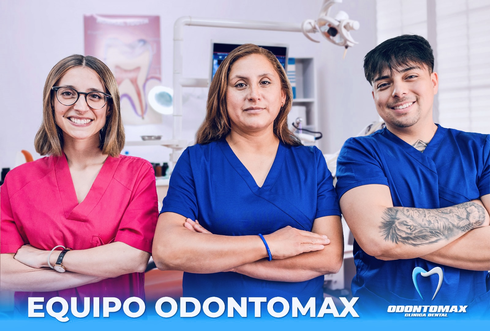 Equipo médico completo del Consultorio Dental Ortegas